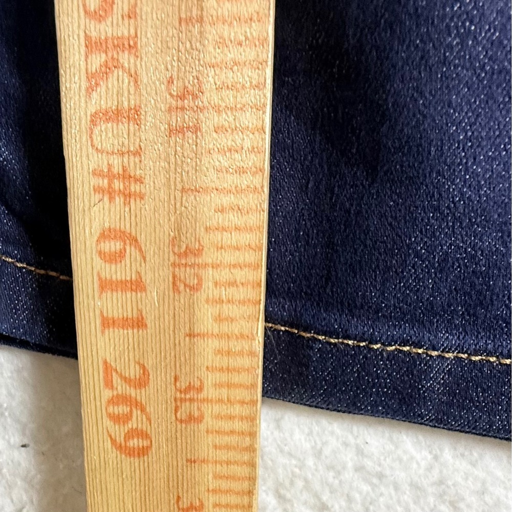 Patagonia Straight Fit Jeans Mens 36x32 Organic Cotton Stretch Dark Wash Indigo - Picture 9 of 12